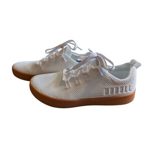 NOBULL Knit Trainer Sneakers White Gum Sole Men's 10.5 / Women's 12 EUC